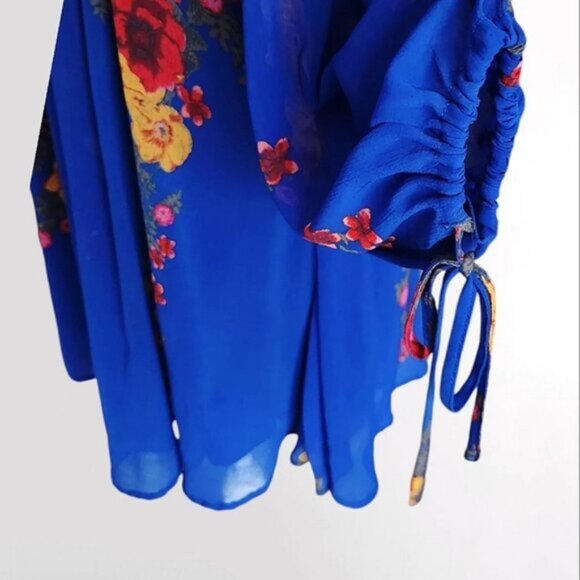 FREE PEOPLE 'Penny Lover' Bohemian Cold Shoulder Cutout Hippy Dress - Picture 9 of 16